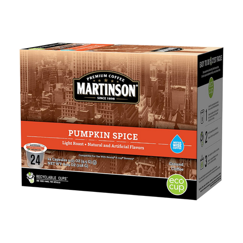 Martinson Pumpkin Spice Single Serve Coffee 24 Pack