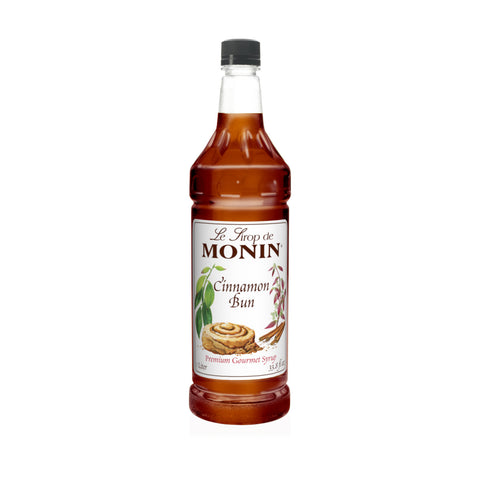 Monin Cinnamon Bun Clean Label Premium Syrup, 1L.
