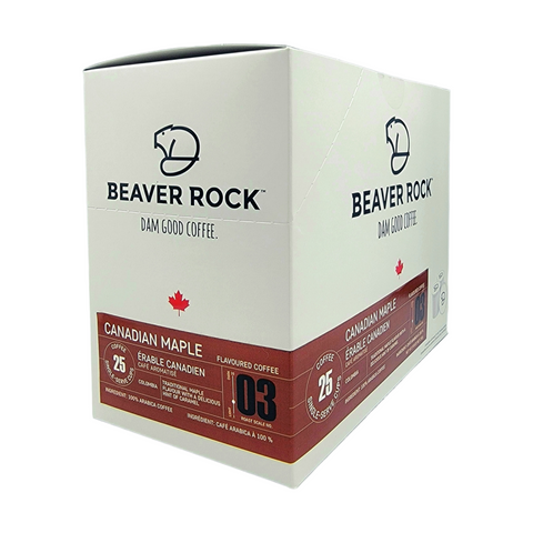 Beaver Rock Canadian Maple Single Serve Coffee 25 pods