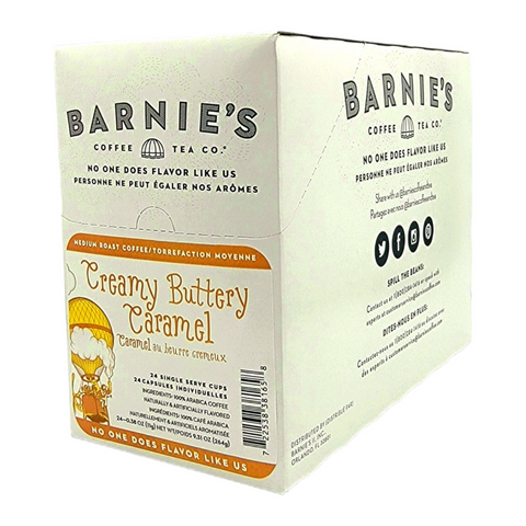 Barnie's  Creamy Buttery Caramel Single Serve 24 Pods
