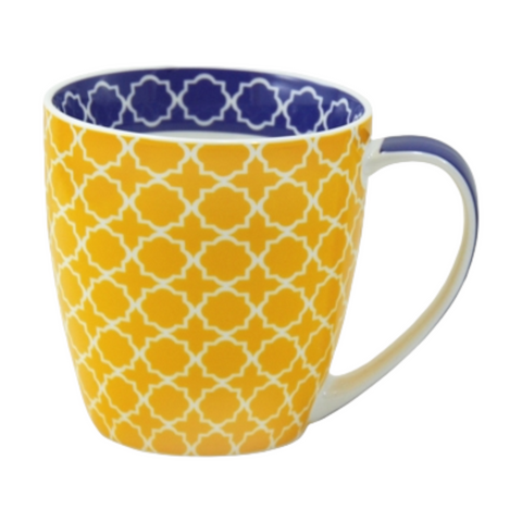 2-Piece Mug Set, Yellow –500ml (17oz)
