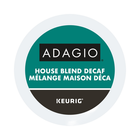 Adagio House Blend Decaf Single Serve K-Cup® Coffee Pods