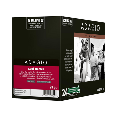 Adagio Caffe Napoli Single Serve K-Cup® 24 Pods