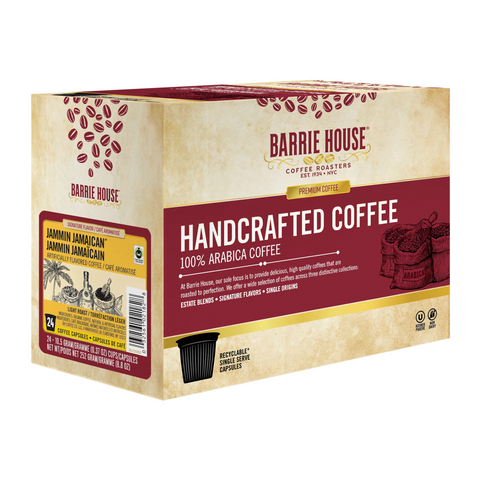 Barrie House Jammin Jamaican Fair Trade Flavored Coffee 24 ct