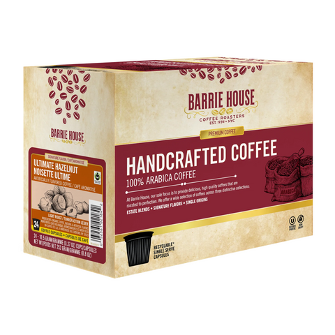 Barrie House Ultimate Hazelnut Fair Trade Flavored Coffee 24 ct