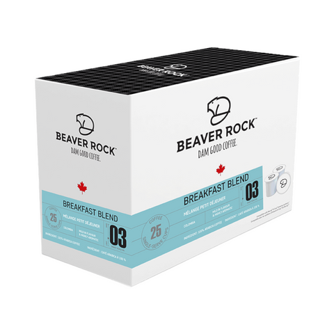 Beaver Rock Breakfast Blend Single Serve Coffee 25 pack