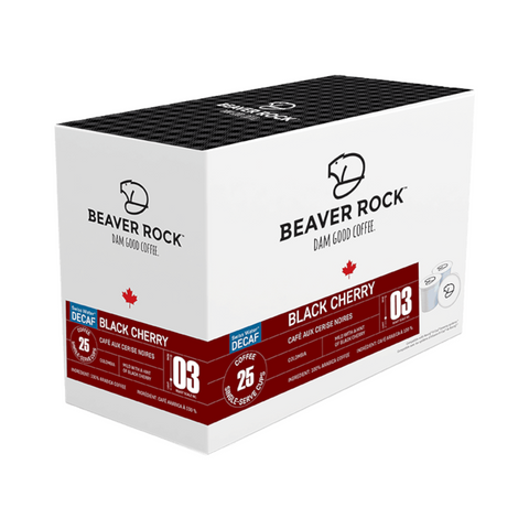 Beaver Rock Black Cherry Decaf Single Serve Coffee 25 pack