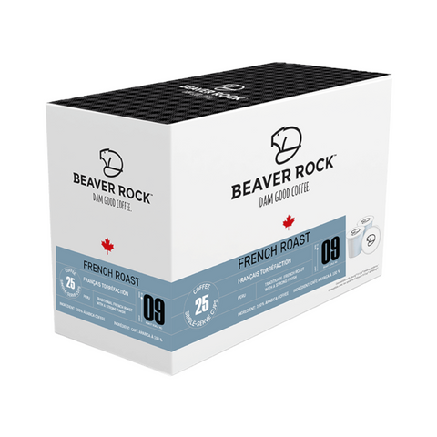 Beaver Rock French Roast Single Serve Coffee 25 pack