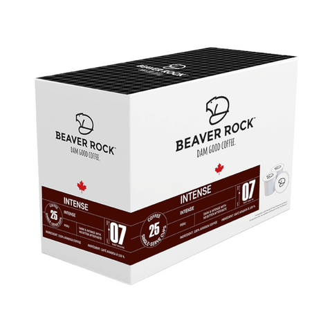 Beaver Rock Intense Single Serve Coffee 25 pack