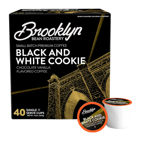 Brooklyn Bean Black & White Cookie Single Serve Coffee 40 pack