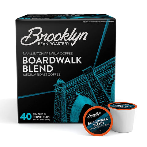 Brooklyn Bean Boardwalk Blend Single Serve Coffee 40 pack