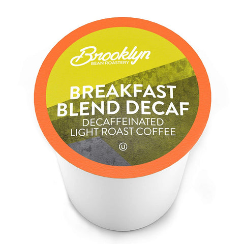 Brooklyn Bean Breakfast Blend Decaf Single Serve Coffee 40 pack