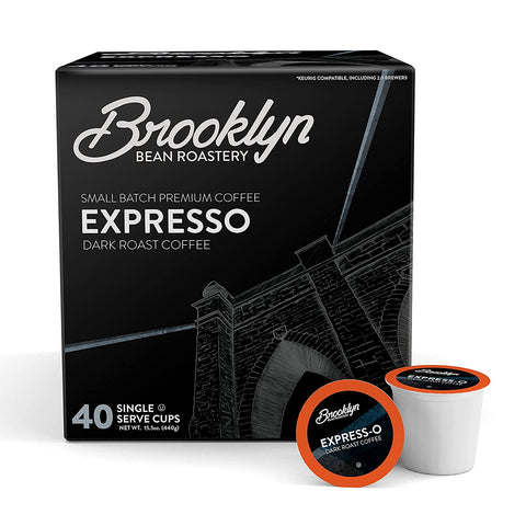 Brooklyn Bean Express-o Single Serve Coffee 40 pack