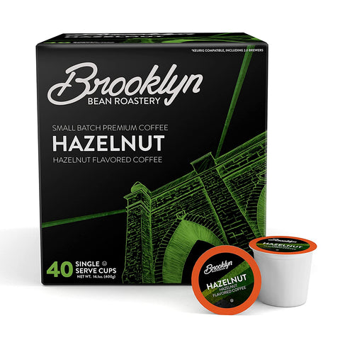 Brooklyn Bean Hazelnut Single Serve Coffee 40 pack