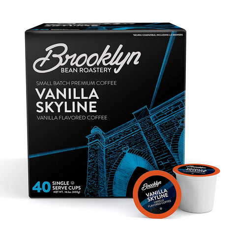 Brooklyn Bean Vanilla Skyline Single Serve Coffee, 40 pack