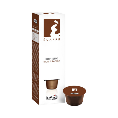 Caffitaly Ecaffe Supremo Single Serve Coffee 10 pack