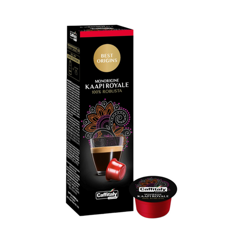 Caffitaly Ecaffe Kaapi Royale Single Serve Coffee 10 pack