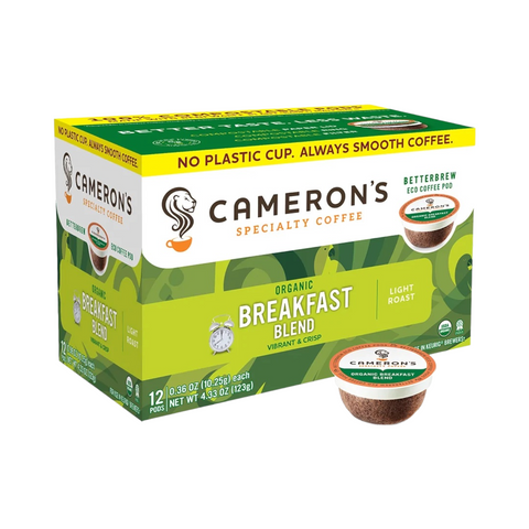 Cameron's Breakfast Blend Single Serve Coffee 12 pack