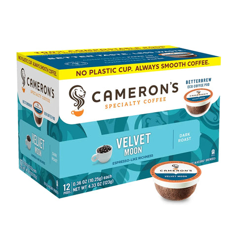 Cameron's Velvet Moon Espresso roast 12ct.