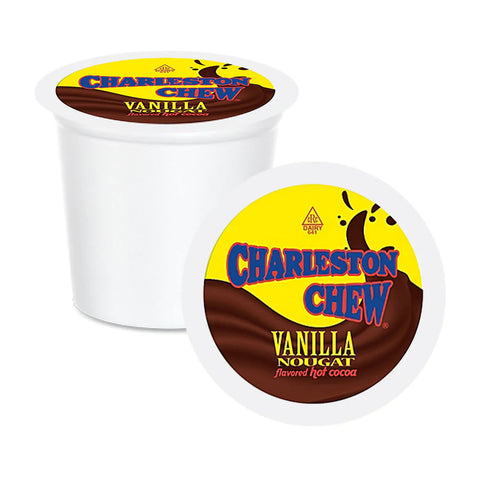 Charleston Chew Hot Chocolate Vanilla Nougat 12 Pods