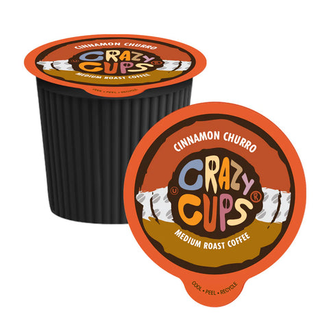 Crazy Cups Cinnamon Churo Single Serve Coffee 22 Pack