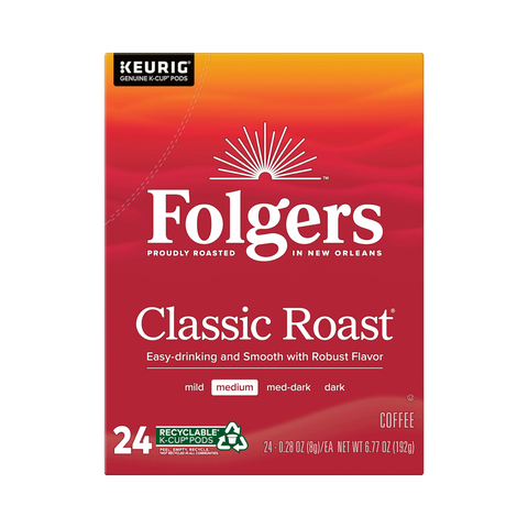 Folgers Gourmet Classic Roast Single Serve Coffee 24 pack