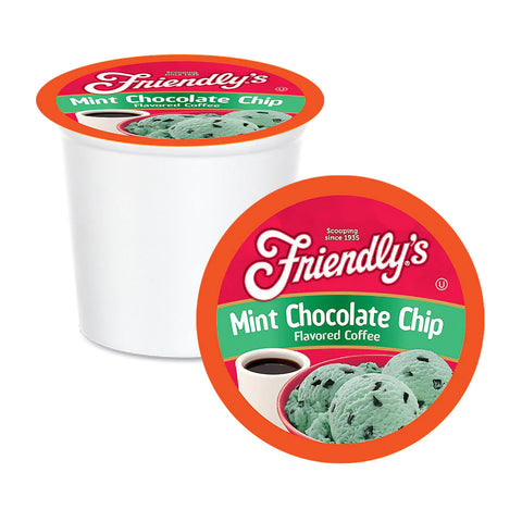 Friendly's Mint Chocolate Chip Coffee Single Serve K-Cup® Coffee Pods