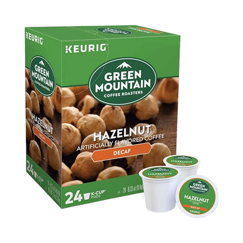 Green Mountain Hazelnut Decaf Single Serve Coffee 24 pack