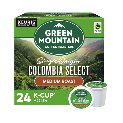 Green Mountain Columbian Fairtrade Select Single Serve Coffee 24 pack