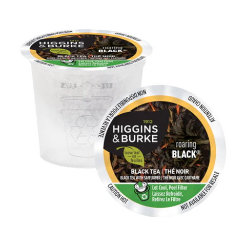 Higgins & Burke Roaring Black Loose Leaf Single Serve Tea 24 pods