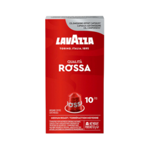 Lavazza Qualità Rossa Nespresso Compatible 10 Aluminum Capsules