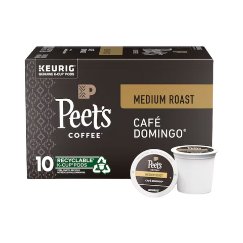 Peet's Coffee, Cafe Domingo Single Serve K-Cup® 10 Pods