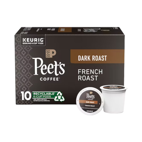 Peet's Coffee French Roast Single Serve Coffee K-Cup® 10 Pods