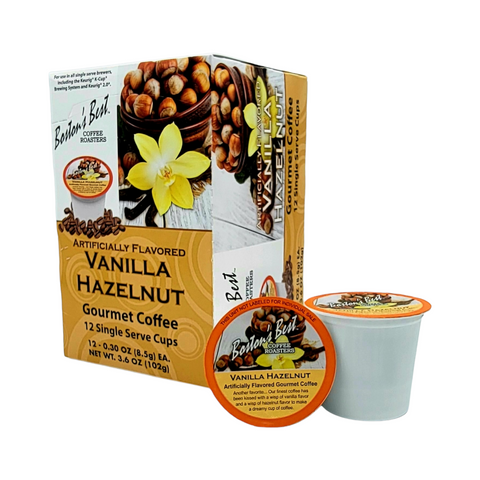 Boston's Best Vanilla Hazelnut Single Serve Coffee 12 pack