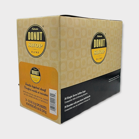 Authentic Donut Shop Vanilla Hazelnut Decaf Single Serve K-Cup® 24 Pods