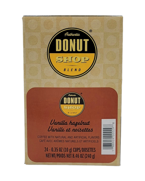 Authentic Donut Shop Vanilla Hazelnut Single Serve K-Cup® 24 Pods