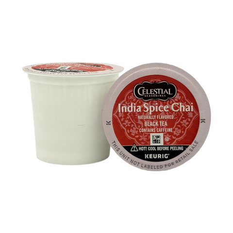 Celestial India Spice Chai Single Serve Black Tea 24 pack