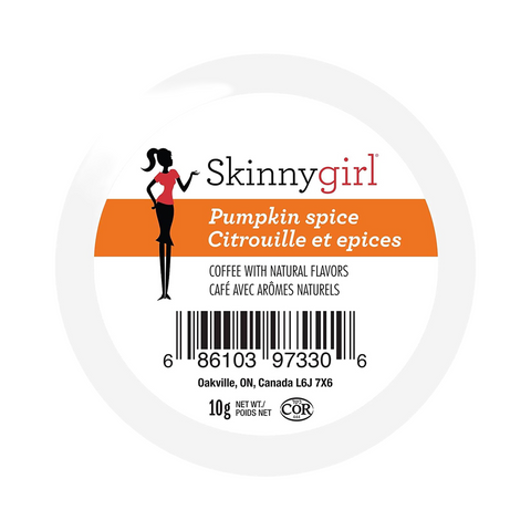 Skinny Girl Pumpkin Spice Single Serve Flavoured Coffee K-Cup® 24 Pods