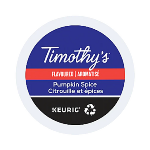 Timothy's Pumpkin Spice Single Serve Coffee K-Cup® 24 Pods