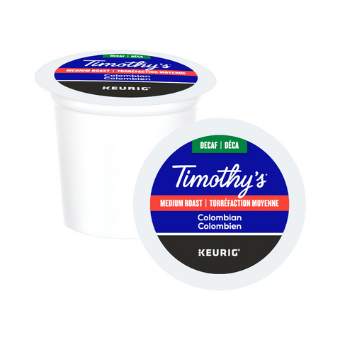 Timothy's Decaf Colombian Single Serve Coffee K-Cup® 24 Pods