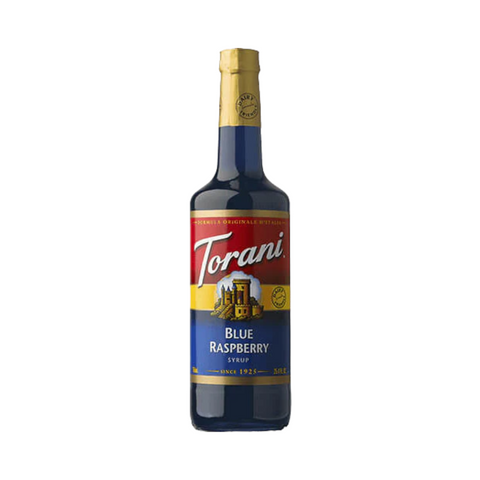 Torani Blue Raspberry Syrup 750 ml.