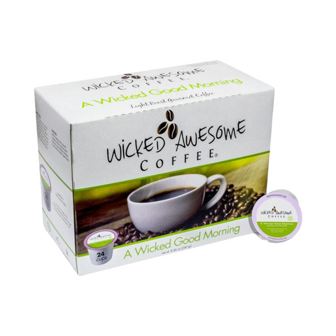Wicked Awesome Coffee Good Morning Single Serve K-Cup® 24 Pods