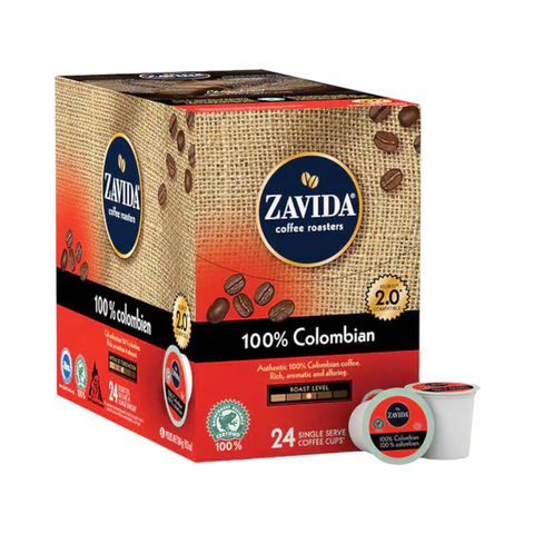 Zavida 100% Columbian Single Serve K-Cup® 24 Pods