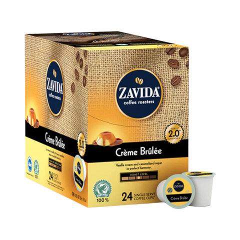Zavida Creme Brulee Single Serve K-Cup® 24 Pods