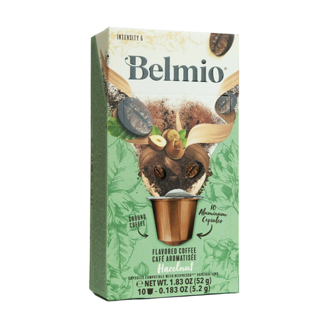Belmio Hazelnut Nespresso® Compatible, 10 Capsules-Original Line