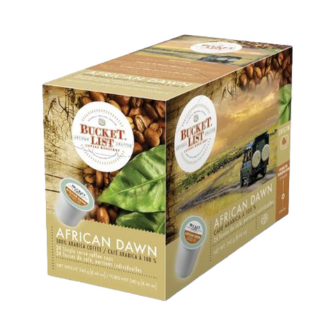 Bucket List African Dawn Single Serve Coffee 24 pack