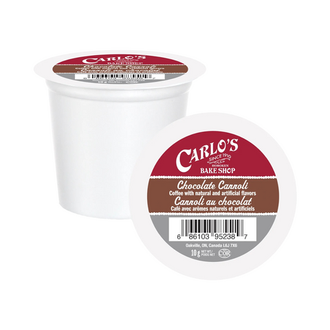 Carlo's Bake Shop Chocolate Cannoli Single Serve Coffee 24 pack