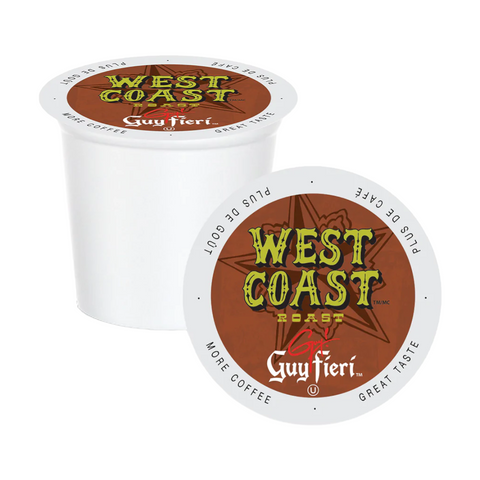 Guy Fieri West Coast Roast Sintgle Serve Coffee 24 pack