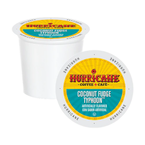 Hurricane Coconut Fudge Typhoon Single Serve Coffee 24 pack