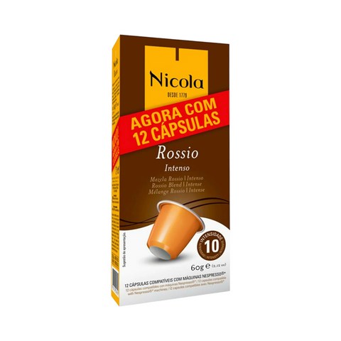 Nicola Rossio Nespresso Compatible 12 Capsules